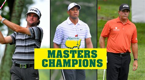 List of Masters Tournament champions .
